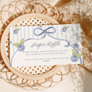Carte D'accompagnement Ticket de tombola de couche Someone Berry Sweet Bl