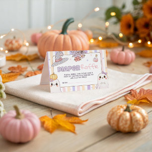Carte D'accompagnement Ticket de tombola de couches pour Baby Shower Past