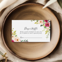 Ticket vert Pink Blush Floral Diaper