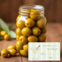 Tini One Baby Shower Devinez Combien d'Olives