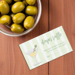 Carte D'accompagnement Tini One Baby Shower Loterie de Couches