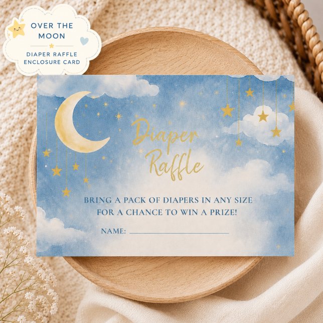 Carte D'accompagnement Tirage au sort de couche Over the Moon (Créateur téléchargé)