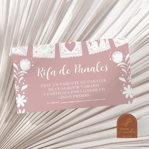 Carte D'accompagnement Tirage au sort de couche Pink Es Nina