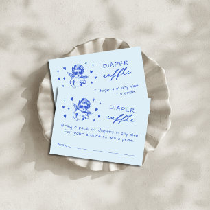 Carte D'accompagnement Tirage au sort de couche pour la Saint-Valentin Bl