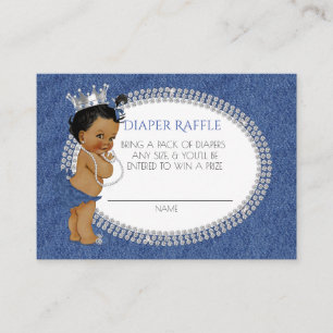 Carte D'accompagnement Tirage au sort de couches African American Denim &