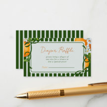 Tirage au sort de couches Citrus Oranges Green Str