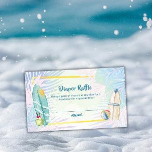 Carte D'accompagnement Tirage au sort de couches de plage de planche de s