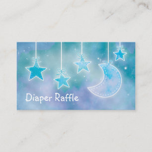 Carte D'accompagnement Tirage au sort de couches pour Baby Shower Galaxie