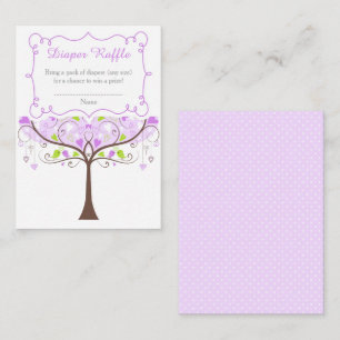 Carte D'accompagnement Tirage au sort de couches pour Baby Shower : Oisea
