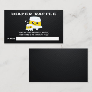 Carte D'accompagnement Tirage au sort de couches pour bébé momie Hallowee