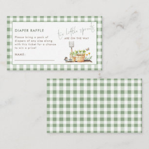 Carte D'accompagnement Tirage au sort de couches pour jumeaux 2 Little Sp