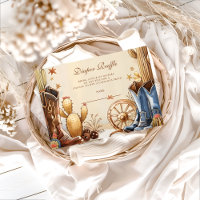 Tirage au sort de la couche pour cow-boy western r