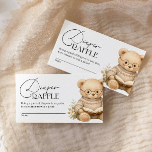 Carte D'accompagnement Tirage au sort des couches de bébé pour l'histoire