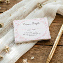 Tirage au sort des couches pour Baby Shower Fille 