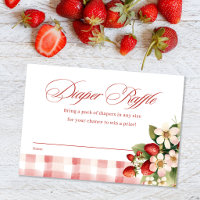 Tirage au sort des couches pour Baby Shower Strawb