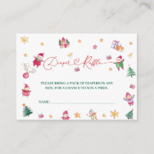 Tirage au sort des couches Santa Baby Shower