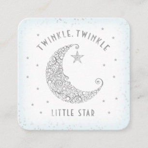 Carte D'accompagnement Tirage au sort des couches Twinkle Little Star Bab
