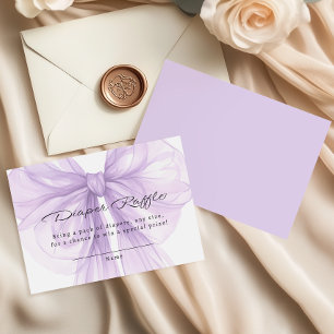 Carte D'accompagnement Tirage Chic Lange Arc-en-Ciel Lilac
