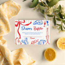 Tirage couche bébé italien Ciao Baby dessiné à la 