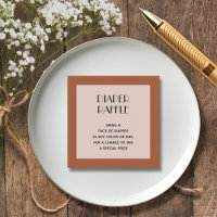 Tirage de couche Baby Shower Chic Terracotta