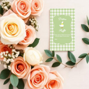 Carte D'accompagnement Tirage de couche Baby Shower Little Goose