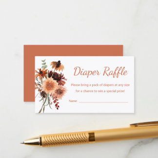 Carte D'accompagnement Tirage de couche en terre cuite bohème florale