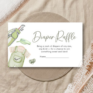 Carte D'accompagnement Tirage de couche Golf Little Putter Baby Shower
