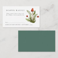 Tirage de couche pour bébé champignon rouge