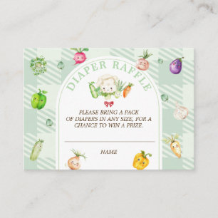 Carte D'accompagnement Tirage de couche pour bébé Marché des agriculteurs