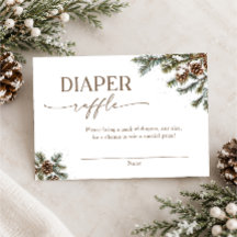 Tirage de couche pour bébé Shower d'hiver