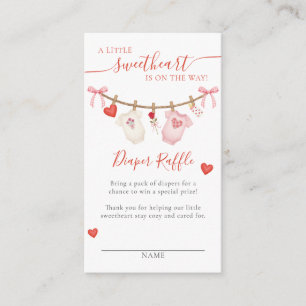 Carte D'accompagnement Tirage de couche Sweetheart