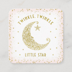 Carte D'accompagnement Tirage de couche Twinkle Little Star Baby Shower R