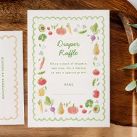 Tirage de couches en aquarelle de légumes cultivés