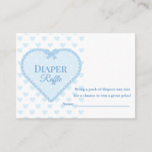 Tirage de Couches en Cœur de Dentelle Gingham Bleu