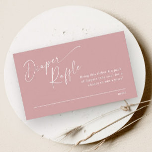 Carte D'accompagnement Tirage de couches jetables pour filles Baby Shower