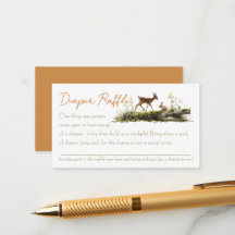 Tirage de Couches pour Animaux de la Forêt Baby Sh