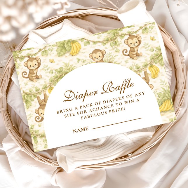 Carte D'accompagnement Tirage de Lange pour Animaux de Safari Aquarelle (Créateur téléchargé)