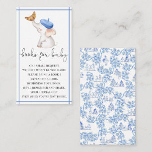 Carte D'accompagnement Toile French Rose Girl Baby shower Livres Pour Béb