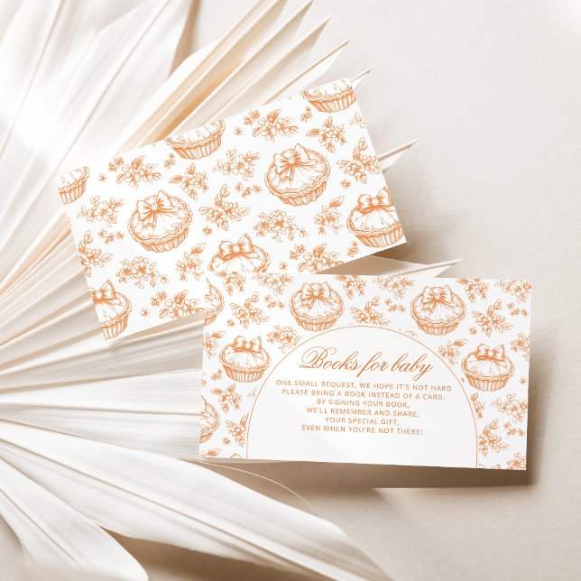 Carte D'accompagnement Toile Little Cutie Livres à tarte pour bébé arc (Créateur téléchargé)