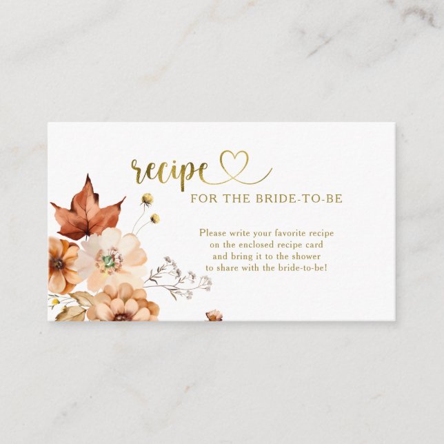 Carte D'accompagnement Tomber dans l'amour Fête des mariées de rouille De (Devant)