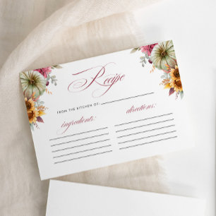 Carte D'accompagnement Tomber dans l'amour Fête des mariées Recette