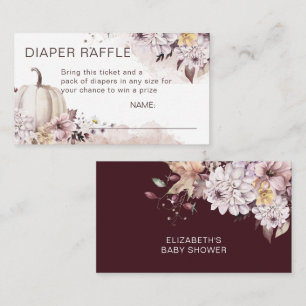 Carte D'accompagnement Tomber dans l'amour pastel baby shower tombole