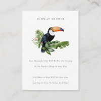 Toucan de la Forêt Tropicale Humide Baby Shower