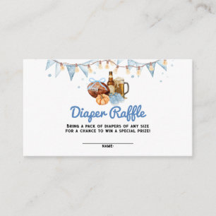 Carte D'accompagnement Touche Tiny Toes Baby Shower Tirage au Sort Couche