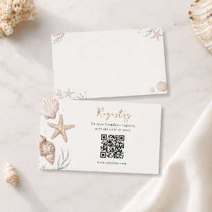 Carte D'accompagnement Tout ce que je vois est l'amour Art de coquillage