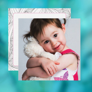 Carte D'accompagnement Toute photo : enfant, petit ami, animal de compagn