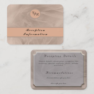 Carte D'accompagnement Toutes les informations de réception de Tulle coul