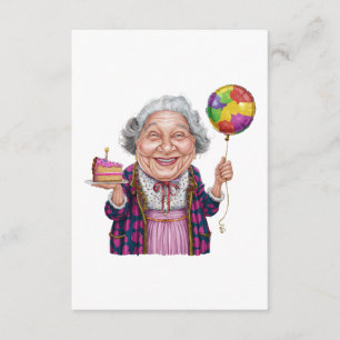 Carte D'accompagnement Tranche de gâteau d'anniversaire humoristique de N