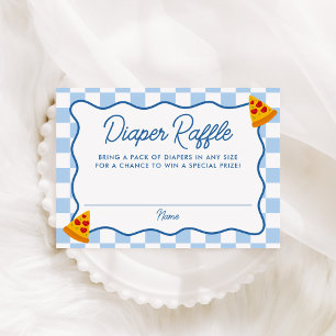 Carte D'accompagnement Tranches Tranches Bébé Pizza Baby Shower Tirage de