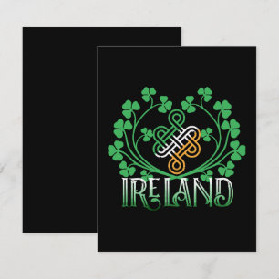 CARTE D'ACCOMPAGNEMENT TRÈFLE D'IRLANDE